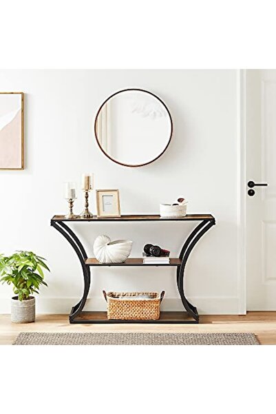 OEM Moyer Console, Brown/Black, 120x30x80 cm