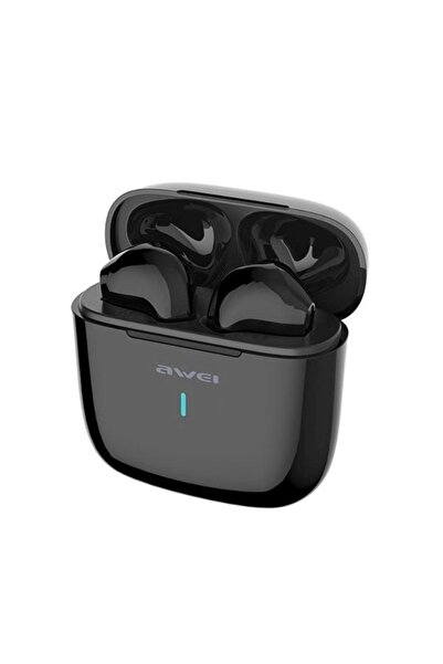 AWEI T26 TWS Ασύρματα Ενδοωτικά Ακουστικά, Bluetooth 5.0, Μαύρο, 600mAh
