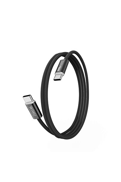 WIWU Wi-C101 Essen Serisi Type-C to Type-C Hızlı Şarj Özellikli Data ve Şarj ...