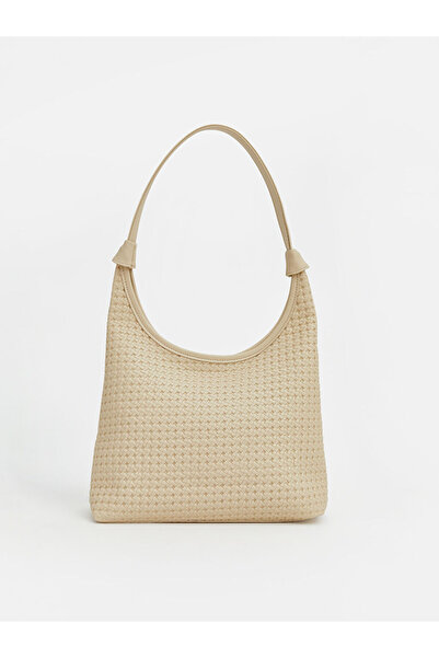 LC Waikiki Μπεζ γυναικεία τσάντα ώμου