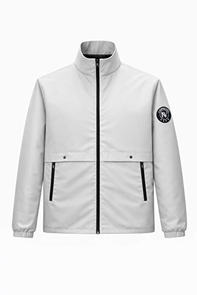 NIVARO Men's Jacket Regular Fit Stand Collar Zippered Premium Seasonal Coat