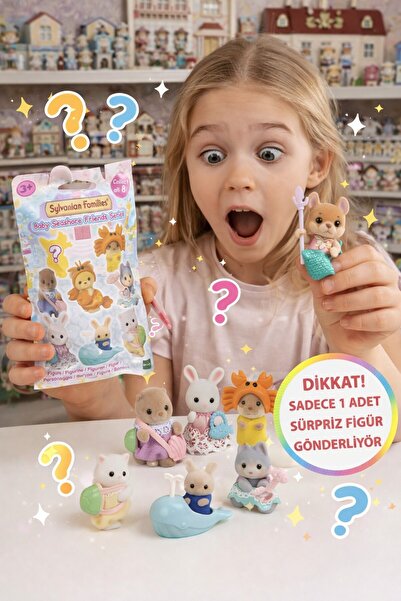 TOYFEST Sylvanian Families Baby Seashore Friends EPOCH Surprise Bag Sürpriz P...