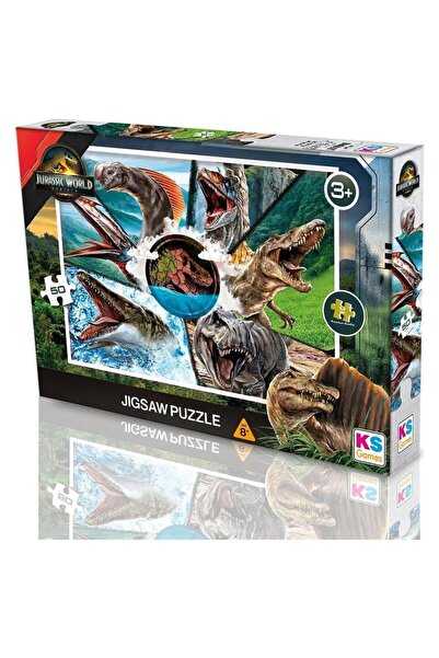 Ks Games لغز عالم الجوراسيك: إعادة الولادة 50 قطعة