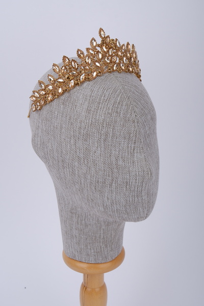 Limelia Κρυστάλλινη Πέτρα Χειροποίητη Νυφική Κορώνα και Στέμμα Αρραβώνων Ειδι...