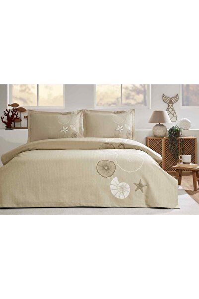 Özdilek Pike Set Ranforce Double Beige Corallina (E)