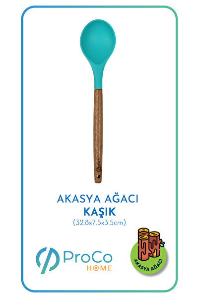 PROCO HOME ملعقة سيليكون خضراء