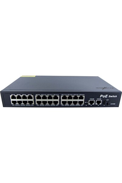 IRONSTAR 24+2 Port+1 Sfp 10/100 Poe Switch / Used for Ip Cameras / Poe Switch