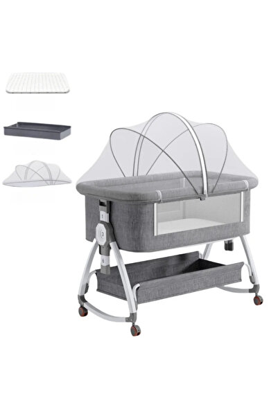 My Baby سرير اطفال جانبي مع ارتفاع قابل للتعديل