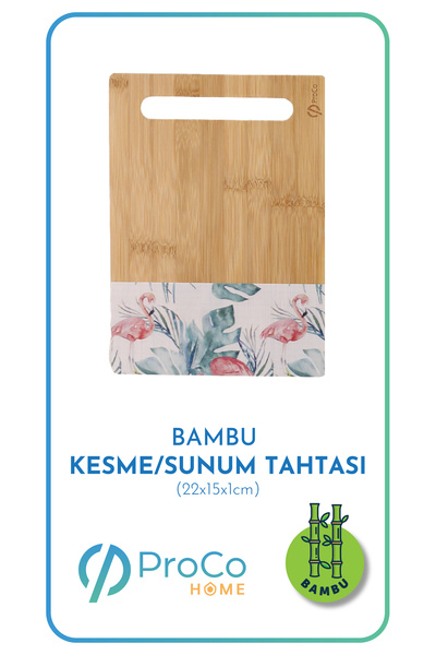 PROCO HOME Bamboo Cutting-Presentation-Serving Board Small