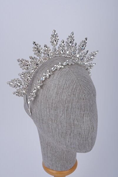 Limelia Κόκκινη Κρυστάλλινη Πέτρα Μοντέλο Sunburst Αξεσουάρ Γάμου με Στέμμα Ν...