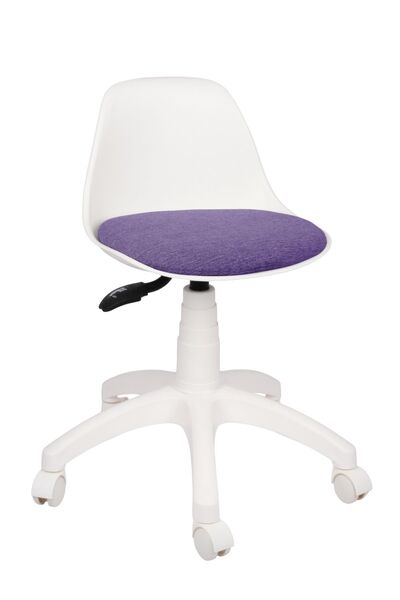 AULE Beyaz Çocuk Çalışma Sandalyesi | Makyaj Masası Sandalyesi, Ders Koltuğu,...