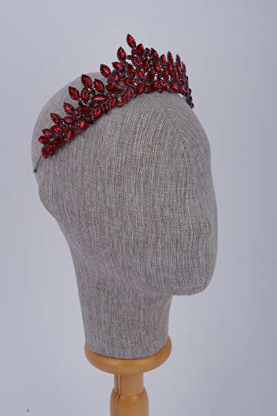 Hayalperest boncuk تاج العروس المصنوع يدويًا من حجر الكريستال وغطاء رأس الخطو...