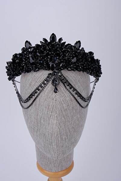 ESPEREST إكسسوار شعر على شكل تاج من الكريستال للعروس وحفلات الزفاف والحفلات