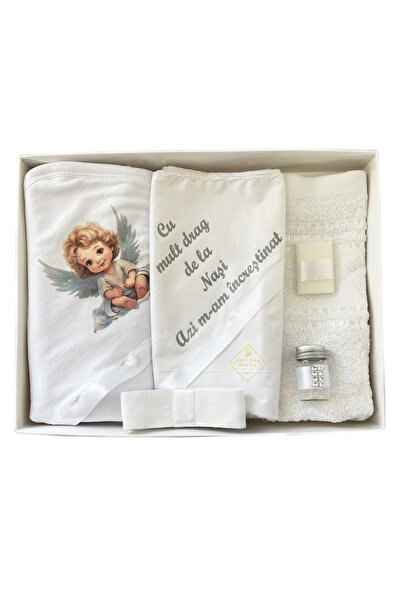 Gardinea Domain Trusou ingeras realist botez Gardinea Domain® 6 piese, in cut...