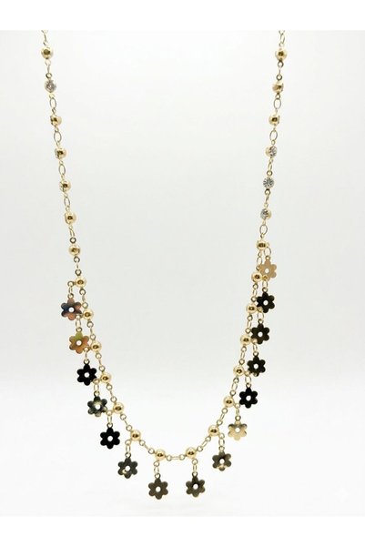 Filiya Gold daisy necklace