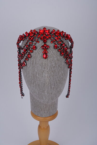 Limelia إكسسوار رأس العروس بتصميم خاص من حجر الكريستال وتصميم تاج العروس من ه...