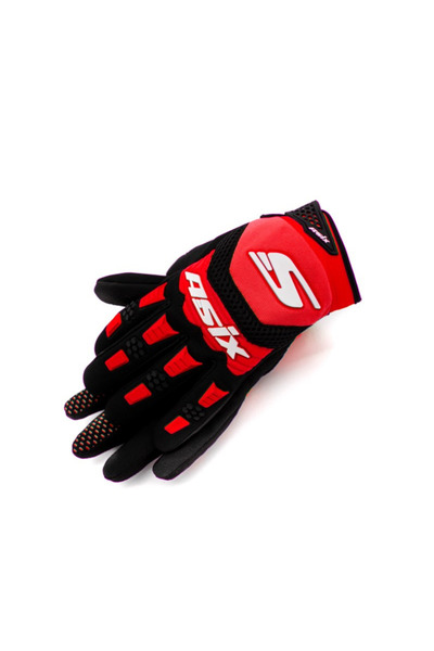 Asix Manusi enduro/atv/cross AS3 Junior, culoare rosu, marime YL