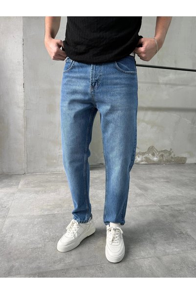 DIFRANSEL JEANS Yıkamalı Rahat Kalıp Boyfriend Jean