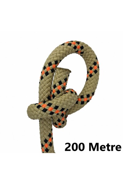Cantayurdu Orca 11 mm 200 Metre Polyamid Statik Halat – Kurtarma, Dağcılık ve...