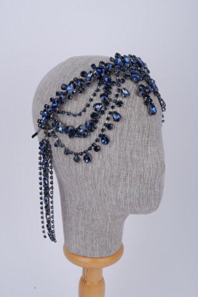 Hayalperest boncuk إكسسوار رأس العروس بتصميم خاص من حجر الكريستال وتصميم تاج ...