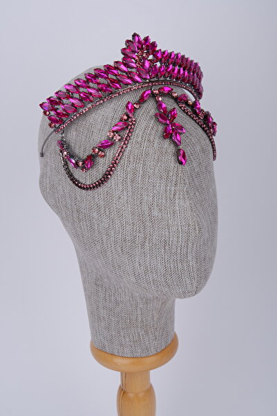 Hayalperest boncuk إكسسوار زي حفلة الهينا الليلية بتصميم تاج العروس مرصع بالك...