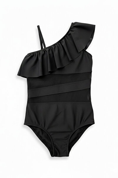 Minipodyum Момичешки бански с волани