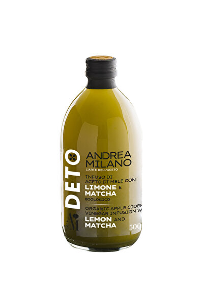 Andrea Milano DETO BIO Apple Vinegar infused with Matcha Tea and Lemon, 500ML