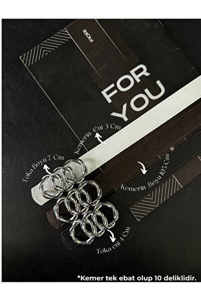 Fiori Women's Trouser Belt, Jacket Belt, Dress Belt, Shirt Belt with United R...