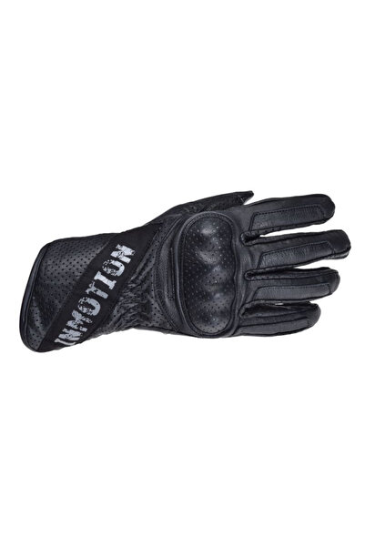 İnmotion Manusi moto lungi cu protectii, IN MOTION, culoare negru, marime L