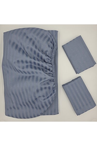 pınarhome collectıon Cearșaf de pat elastic din satin + husă de pernă cu husă...