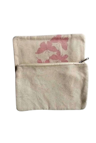 Malinka Patterned Large Size Canvas Makeup Bijouterie Multi-Purpose Organizer...