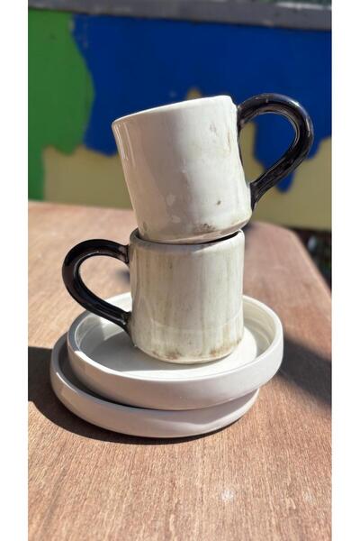 Tam Seramik Stoneware Coffee Cup Set of 2