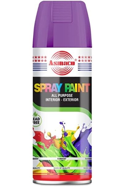 Asmaco Spray Paint - Violet - 400 Ml - Set of 01