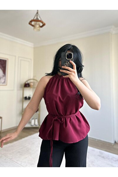 YELZEY BUTİK Lacing Detail Blouse