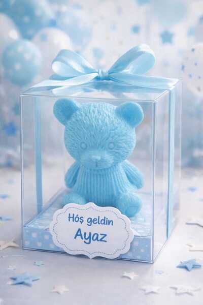 HEDİYELİK KOKULU EL YAPIMI AYICIK SABUN 10 ADET (DOĞUM GÜNÜ,SÖZ,NİŞAN,YENİ DOĞUM)