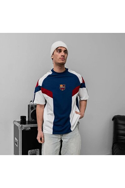 KUN SPORTSWEAR Vintage Retro Nostalgia Barca Inspired Oversized Street T-Shir...