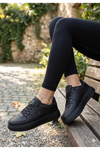 McDark Women's Black Seasonal Sneaker Shoes