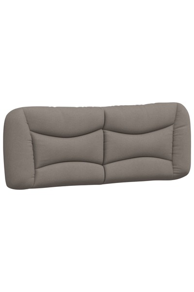 vidaxl Headboard cushion, Hvar, taupe grey, 120 cm, textile