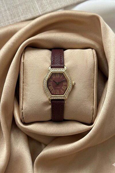İnogge Retros Water-Resistant Women's Wristwatch - Vintage Oval Case Gold Det...
