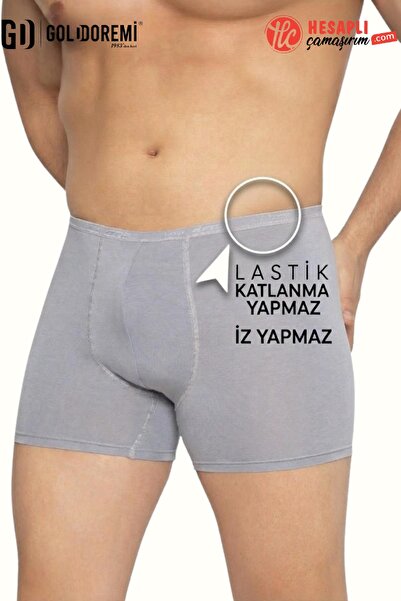 gd goldoremi بوكسر رجالي فاخر مريح من المطاط والخيزران، لا يترك أثراً، مريح و...