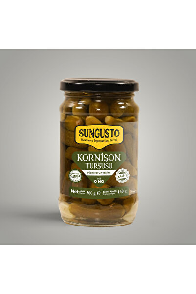 SUNGUSTO - Kornişon Turşusu 320 cc Cam 0 No