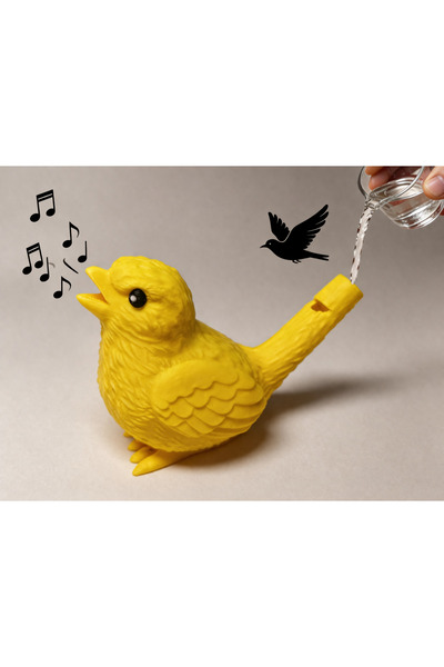 Atsutech Water-Powered Bird Whistle Keychain |   Realistic Bird Sound Maker |...