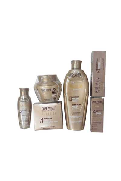 Beauty Pure White Skin Whitening Set 6Pcs