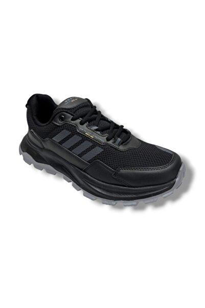 Best Of 2045-26 Anorak Δερμάτινο Ανατομικό Ανδρικό Sneaker Μαύρο Καπνιστό