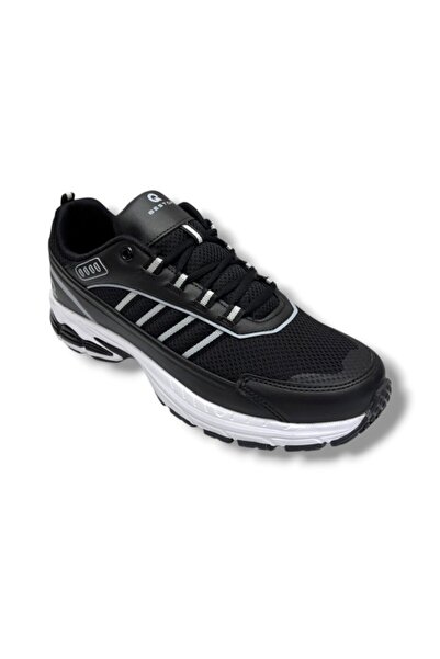 Best Of 2056-26 Anorak Δερμάτινο Ανατομικό Ανδρικό Sneaker Μαύρο Λευκό