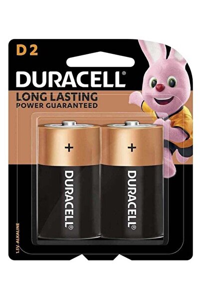 Duracell 2 Long Lasting D Batteries