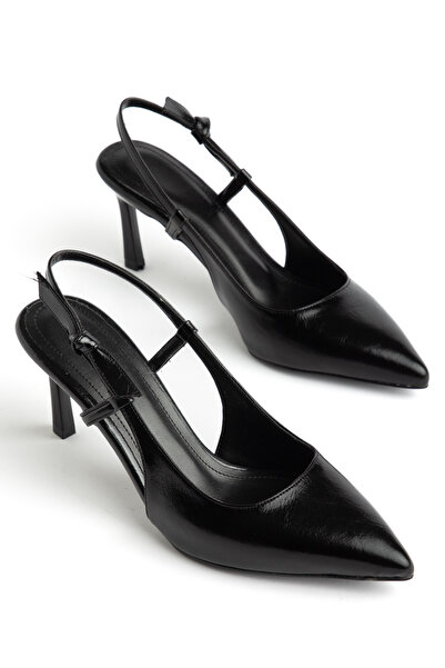 Sabella Moda Γυναικεία παπούτσια με μυτερό τακούνι στιλέτο, ανοιχτή πλάτη, ελ...