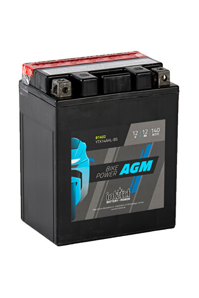 Landport (LP) MOTO Battery YTX14AHL-BS Intact 12v 14Ah