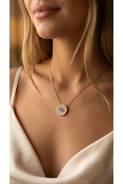 İNN JEWELLERY 316 L Çelik Kolye Kararmaz Antialerjik Göz Figürlü (2 Yıl İthal...