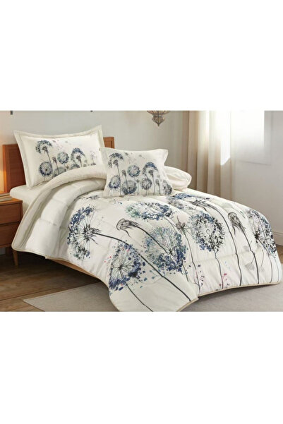 smart home Luxury 4-Piece Quilted Bedding Set 230x170cm Soft Duvet Fitted She...